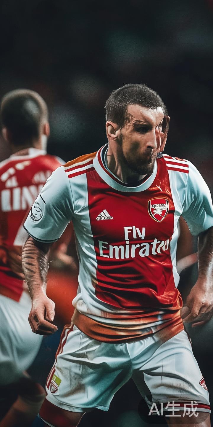 随着足球比赛的激烈程度不断攀升，阿森纳与AC米兰的